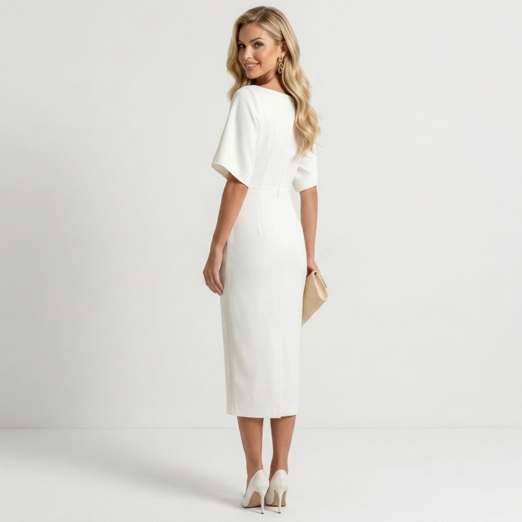 Suzana - Eleganta midi kleita