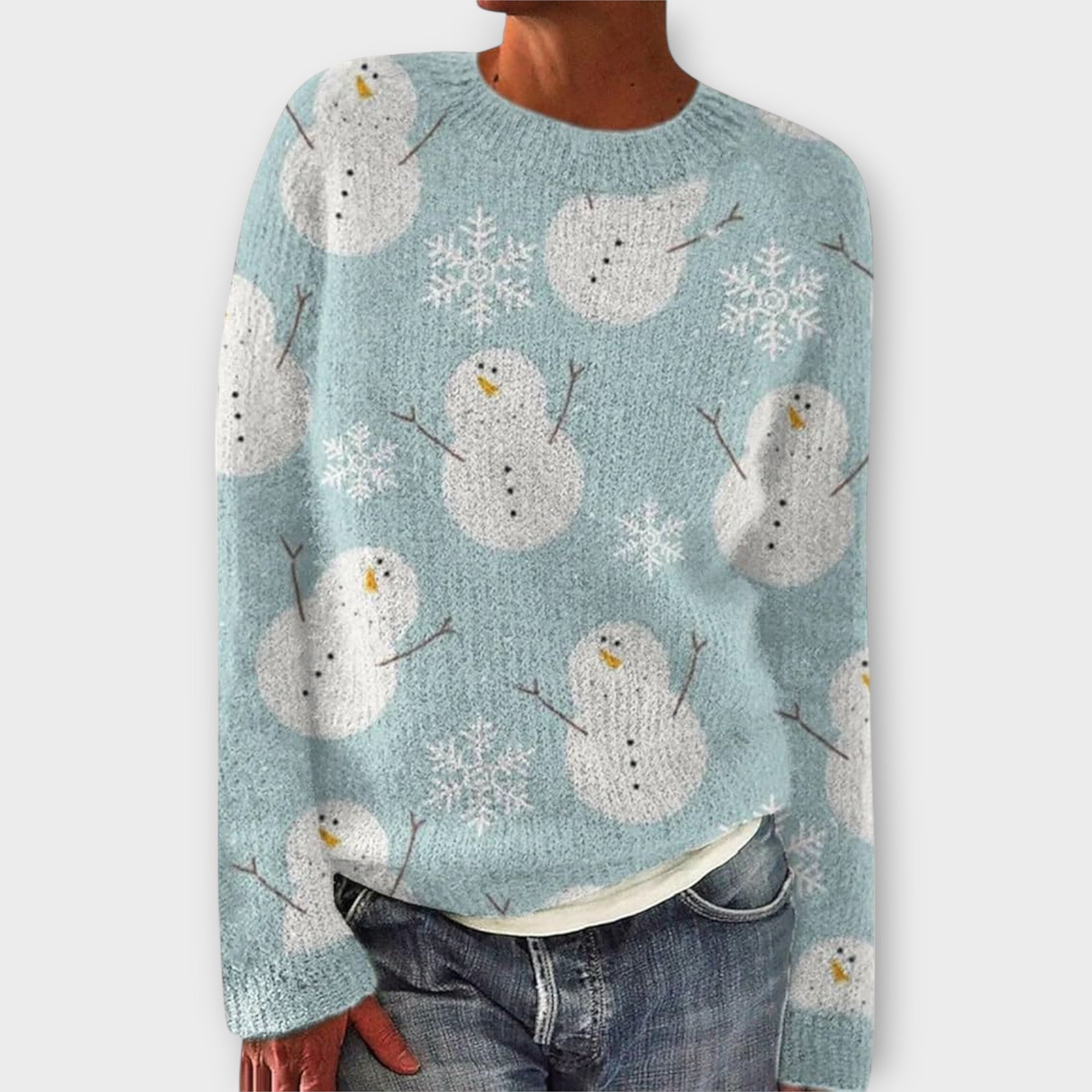 Jasmina - Ērts Ziemassvētku džemperis