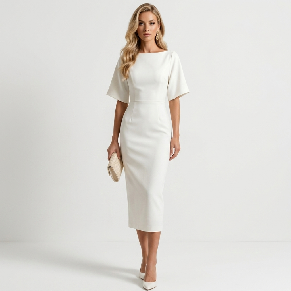 Suzana - Eleganta midi kleita