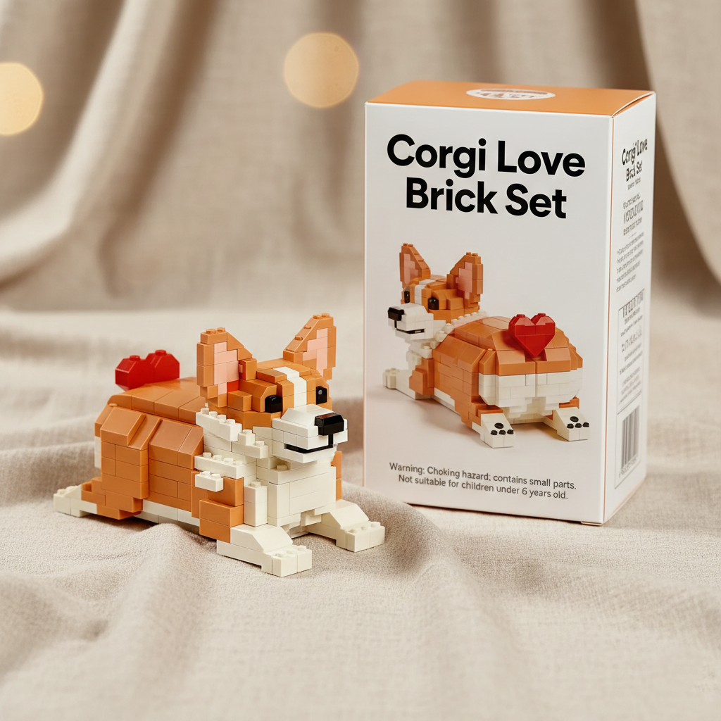 Konstruktoru komplekts Love Corgi