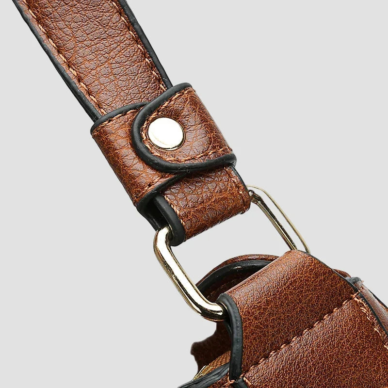 Đurđica - Luksusa ādas pretzagļu hobo tipa soma