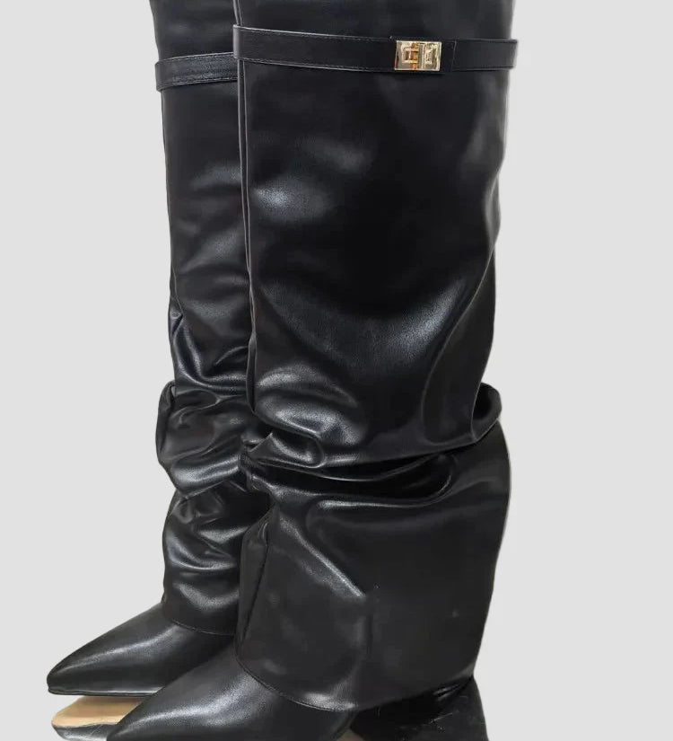 Augstie zābaki ar elegantu dizainu