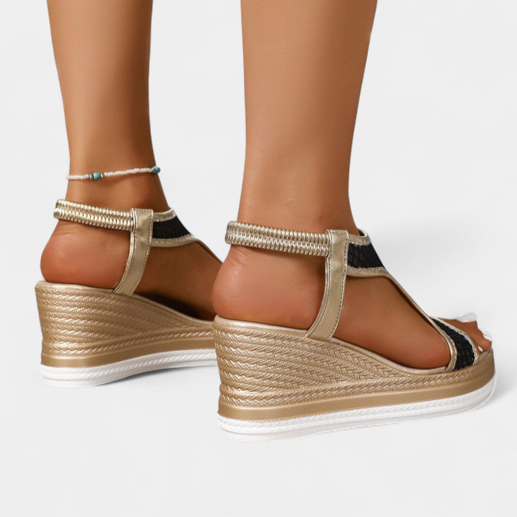 Anka – elegantas ortopēdiskās platformas sandales sievietēm