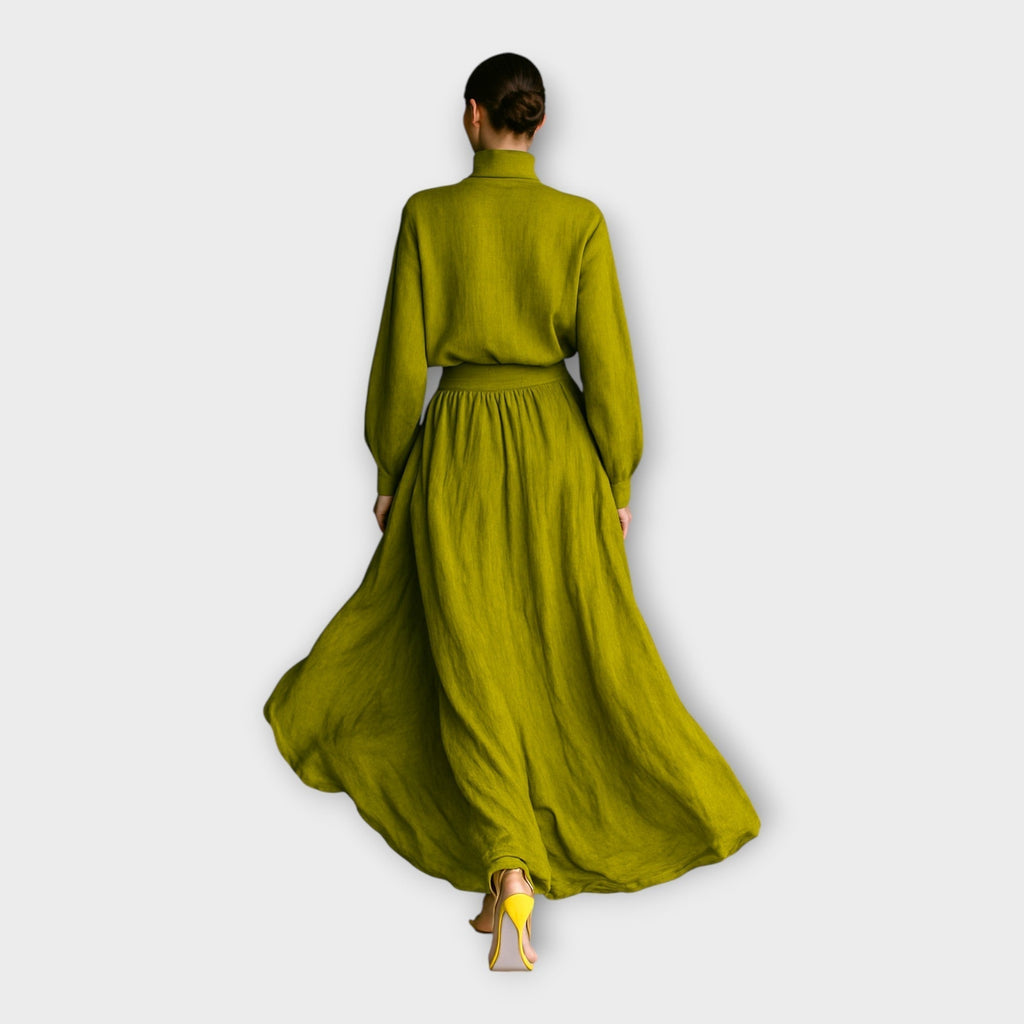 Adīts komplekts ar gaisīgu eleganci