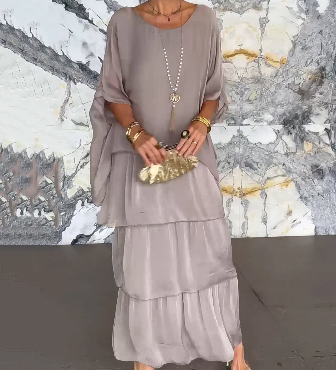 Angela | Eleganta maxi kleita, ērta visiem dzīves gadījumiem