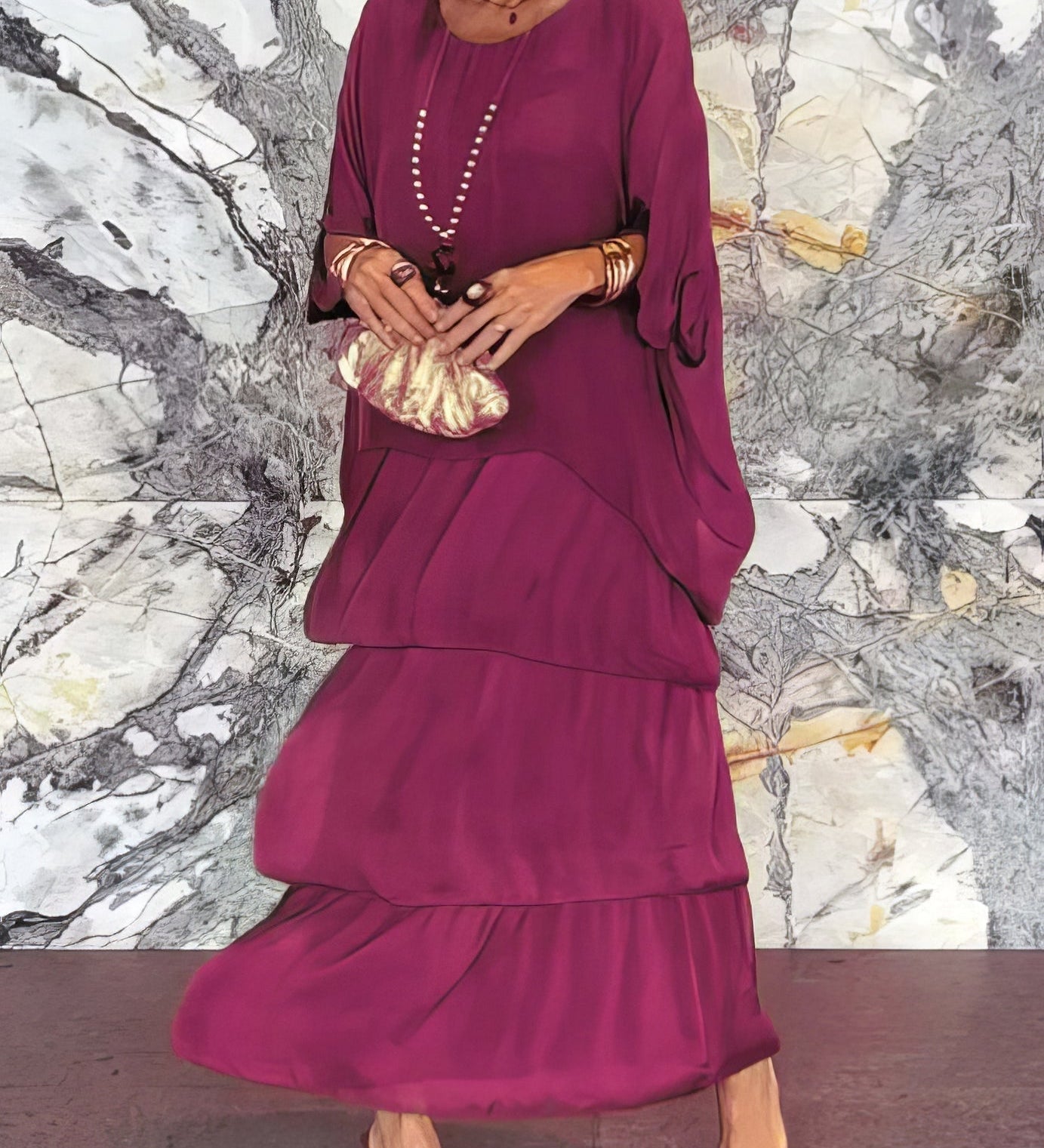 Angela | Eleganta maxi kleita, ērta visiem dzīves gadījumiem